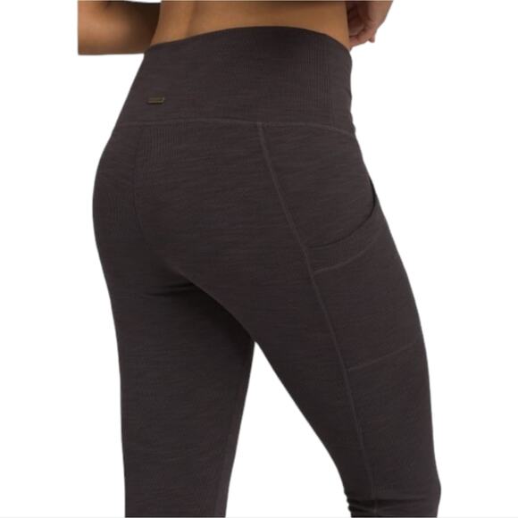 PRANA Women's Becksa 7/8 Active Yoga Leggings Black Heathered Plus Size 3X‎ New - Picture 8 of 11